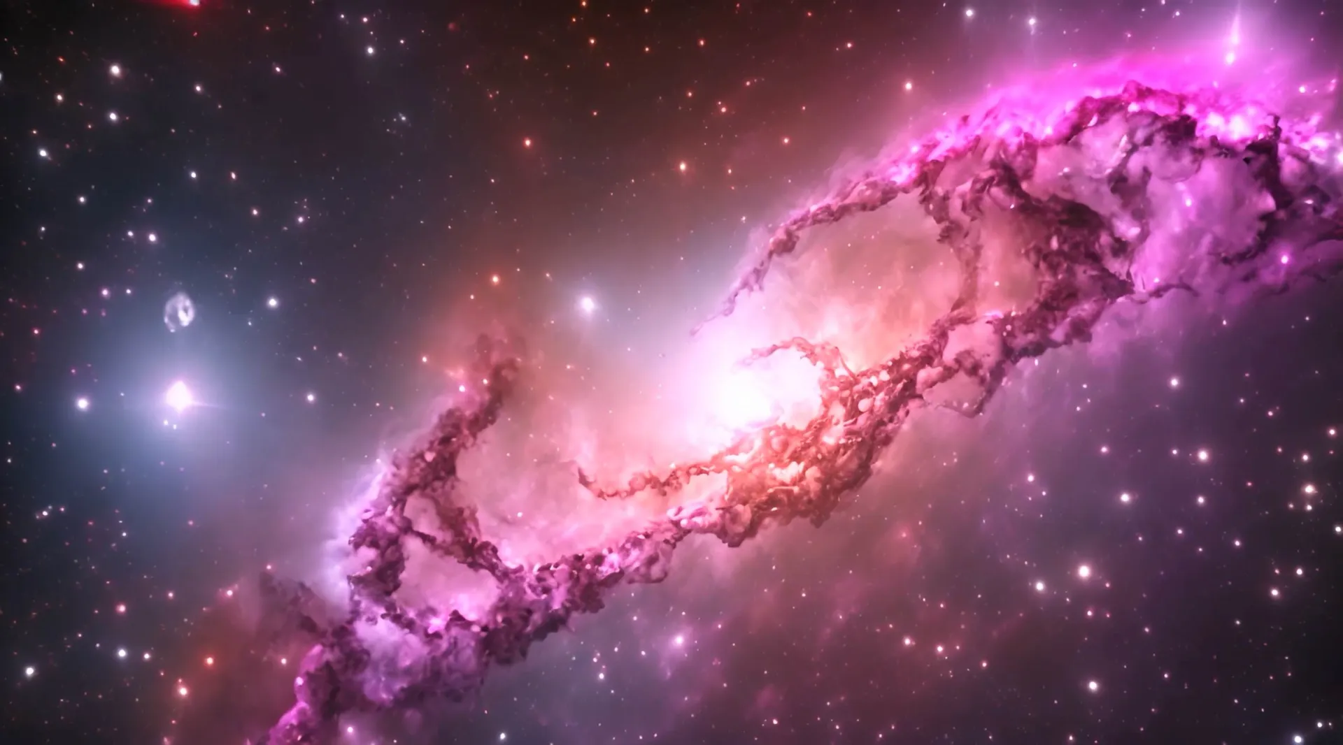 Dynamic Space Nebula Video